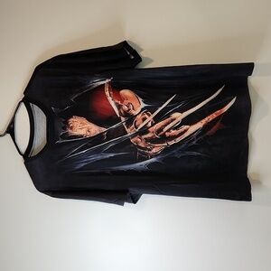 Freddy Krueger Full Graphic Print T Shirt Men's Sz XL Horror Unbranded NEW NWOT